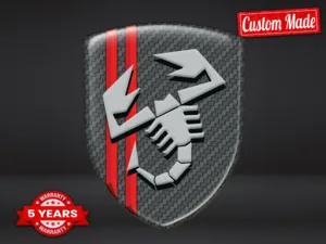 Fiat Abarth Logos Empresa Auto Gama Alta Máximo Robustos Diseño